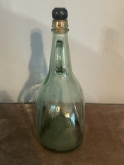 Almaden EST.1852 1/2 Gallon Cork Top Bottle Vineyards Green Glass