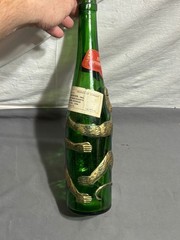 Vintage 1973 AFFENTALER BADEN WINE Germany green bottle GOLD MONKEY Embossed