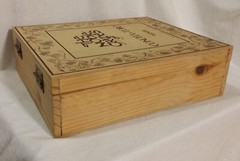 Noble Grapes Concha y Toro Wines Wooden Box EMPTY Lidded Hinged Display Piece