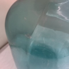 Vidrios San Miguel 17 » Blue Glass Demijohn Carboy Bottle Cabernet Wine Jug READ