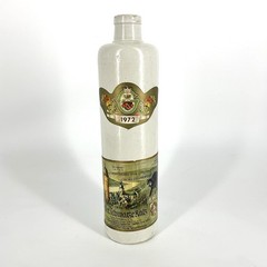 Vintage German Stoneware Wine Bottle Black Cat 1972 Schlossberg Tchwarze Katz