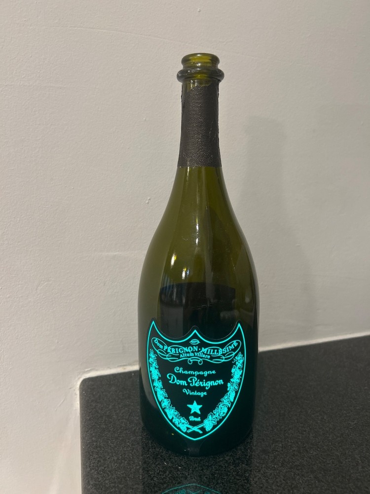 Dom Perignon Luminous Empty Bottle