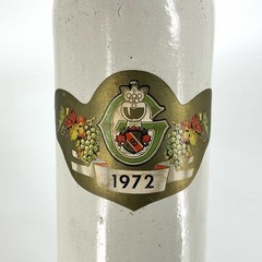 Vintage German Stoneware Wine Bottle Black Cat 1972 Schlossberg Tchwarze Katz