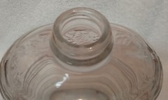 NICE! Vintage One Half Gallon Owens-Illinois Clear Glass Wine Embossed Exc Cond!