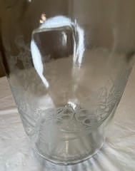Vintage Paul Masson Norman Kosarin Wine Decanter Carafe Etched Glass Since 1852