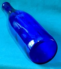 Cobalt Blue Glass Wine Bottle Decorative Empty 750 ml Craft Home Brew 12&Prime; Clean!