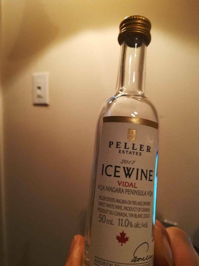 Wine bottle- Peller estates ice wine 2017 (Miniature bottle)
