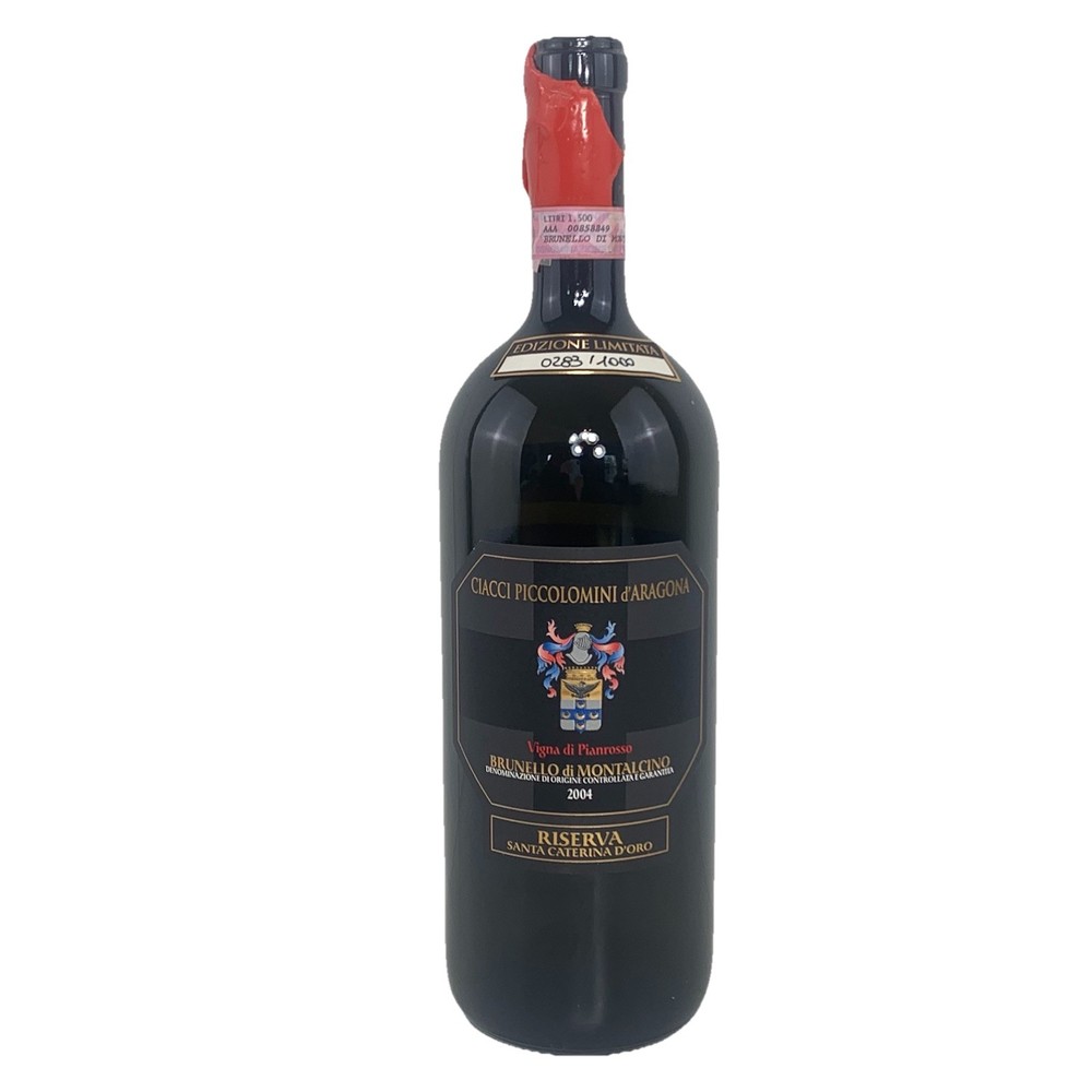 BRUNELLO di MONTALCINO Vigna di Pianrosso 2004 Empty 1.5 L BOTTLE Signed EUC