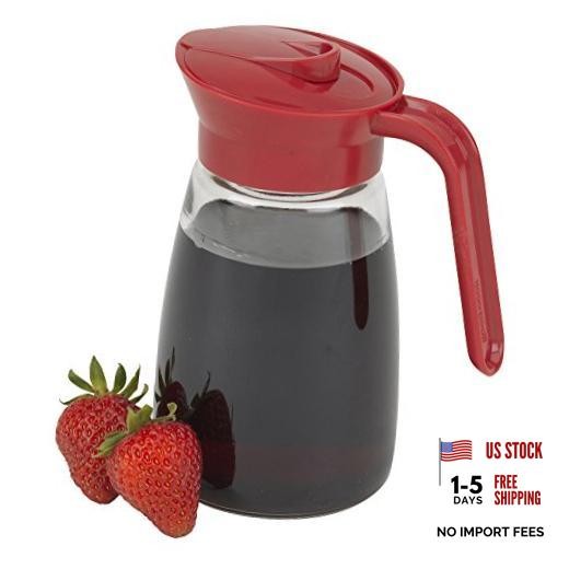 Everyday 12 oz. Syrup Dispenser – Easy Pour Spout Waffle & Pancake Syrup