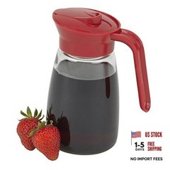 Everyday 12 oz. Syrup Dispenser – Easy Pour Spout Waffle & Pancake Syrup