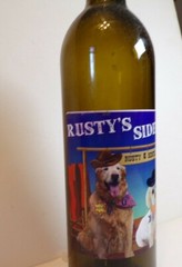RARE Rusty&rsquo;s Sidekick 2017 Empty Wine Bottle Adams Co. Winery Pennsylvania SPCA
