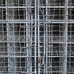 Antique 50 Bottle French Wine Cage c.1930-1940