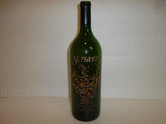 ST. FRANCIS OLD VINES ZINFANDEL HAND ETCHED 1.5 LITRER EMPTY BOTTLE