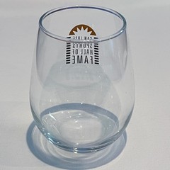 San Jose Hall of Fame Induction Logo Wine Glass