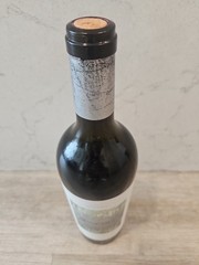 Adversity 2019 . Caberbet Sauvignon. Empty bottle with cork. Napa Valley.