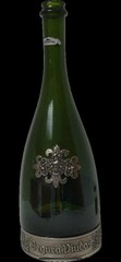 2 Segura Viudas Brut Reserva Heredad Cava Champagne Wine Bottle with Pewter Base