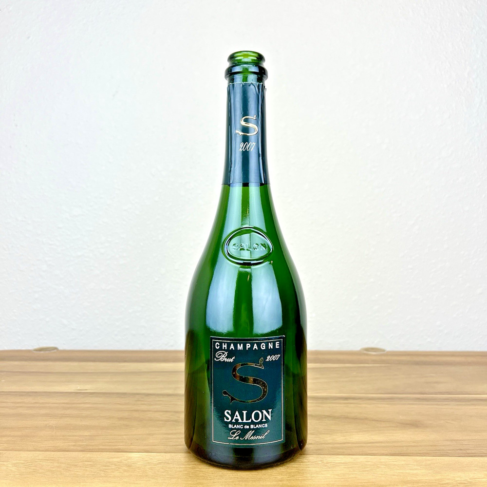 Salon 2007 Grand Cru Champagne Le Mesnil Empty Wine Bottle (RARE)