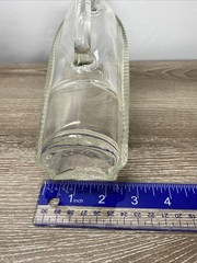 London Winery Glass Sideways Wine Bottle Boat Design -Vintage 1960&rsquo;s Red Cap