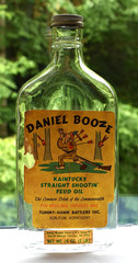 Vintage Orange Blossom Wine Bottle Label & Daniel Booze Kaintucky Feud Oil Label
