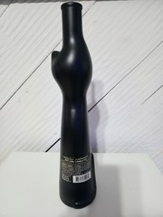 Mosel Black Happy Cat Riesling Wine Bottle Empty 13” Vase Halloween Decor 2003
