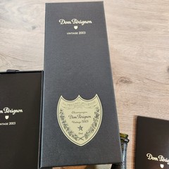 Dom Perignon 2003 Vintage EMPTY Bottle 750ml with Gift Box & 2 Original Booklets