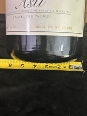 24 Inch Display Bottle W/ Crate Martini Asti Spumante Rossi Champagne Empty NOS