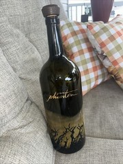 Large BOGLE VINEYARDS Dark Green 3L BOTTLE 2016 PHANTOM Proprietary Red 16 1/2&Prime;