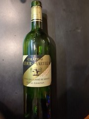 Chateau Latour Martillac Pessac Leognan empty wine bottle 2009