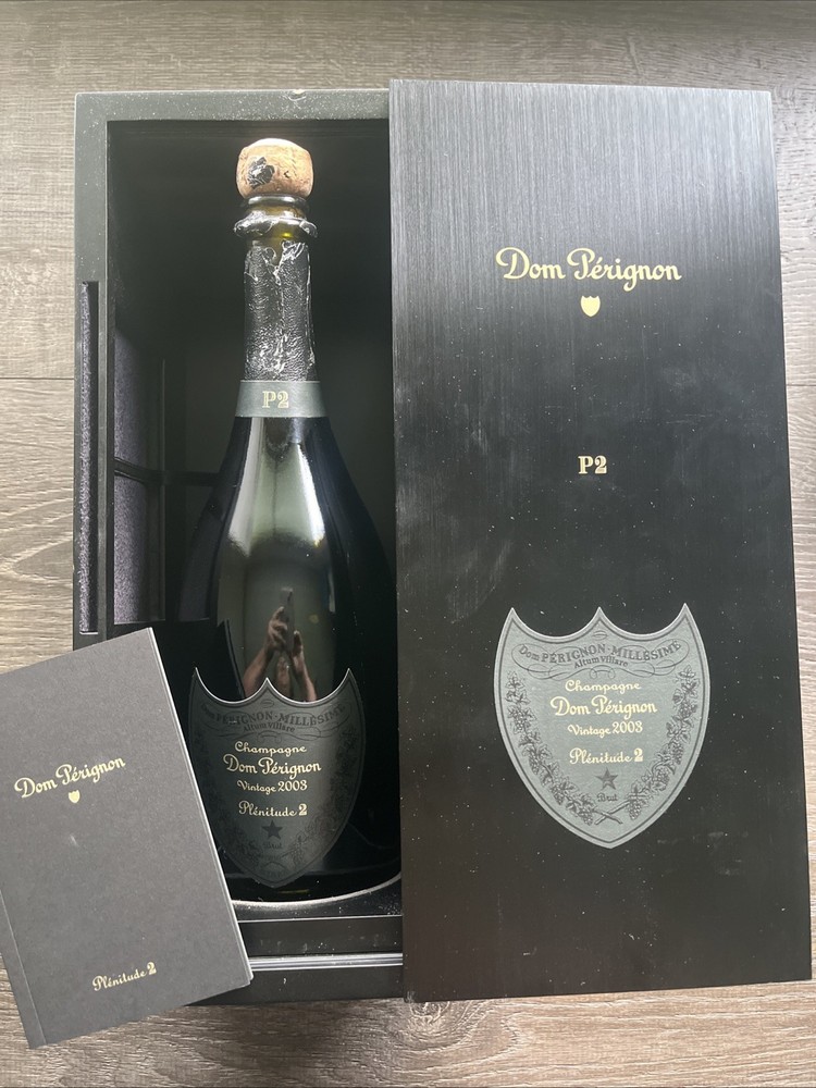 Don Perpignan Milestone Empty Vintage Champagne Bottle with Box 2003 Plenitude 2