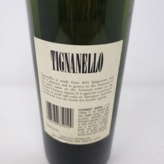Vintage Tignanello Antinori 1990 Wine BOTTLE Empty Red Table Wine Tuscany
