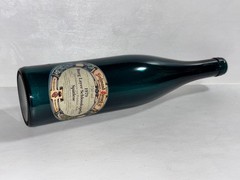 Ferdinand Pieroth German Wine Bottle 1979 Empty Blue Glass Vtg Collectible