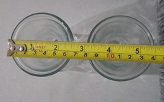 2 Bormioli Rocco Carafe Decanters 7.5&Prime; Tall 1 Quarto Litro Clear Glass Italy 8oz
