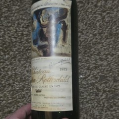 Château Mouton Rothschild 1973 Wine Bottle Pablo Picasso Label Pauillac France