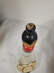 KIKKOMAN VINTAGE EMPTY Plum wine Bottle Geisha Girl