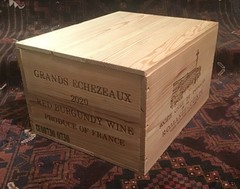 Domaine Romanee-Conti 2020 Grand Echezeaux emply 6-pack wood wine box Burgundy