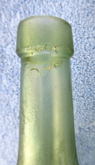 Vintage 1920s? Spanish Wine Bottle CINCO PERLAS A. QUIJANO PEURTO SANTA MARIA