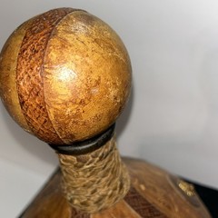 ✨Vintage Italian Leather Wrapped Decanter Excellent Condition