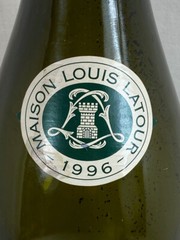Vintage Empty 1996 MAISON LOUIS LATOUR Wine Bottle. Burgundy Grand Cru 750ml