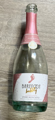 Barefoot Bubbly Pink Moscato – Empty Bottle – Glass – 750ml