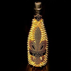 Diamond Rock Studs Decoration Empty Bottle Color Gold Togemand D.ROCK Interior