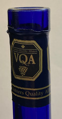 Cobalt Blue Magnotta Riesling Icewine Bottle Empty 2002 Limited Edition Canada