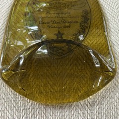 Cuvee Dom Perignon Vintage 1992 Heat Flattened Bottle Amber Glass Tray Wall Art