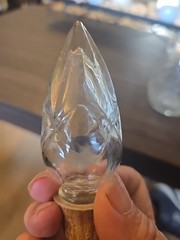 Vintage 1967 Diamond Cut Glass Decanter London Winery Limited Ontario Canada