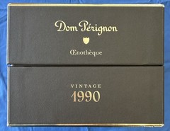 1990 Moet & Chandon Oenotheque Dom Perignon Champagne EMPTY Bottle Box Booklet