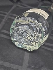🌹Cote Des Roses WINE BOTTLE Rose Bottom/Pink Glass Stopper COLLECTIBLE EMPTY