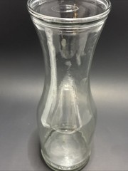 Vintage Paul Masson Glass Wine Carafe 10 3/4 » tall – Clear-Embossed Lettering