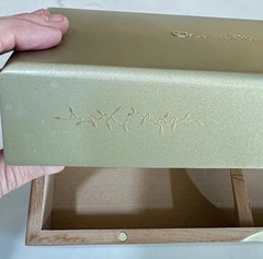 Krug Clos du Mesnil 1995 Empty Wooden Champagne Presentation Box Case Authentic