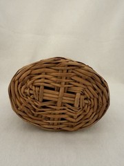 Quinta Lisbon Wine Portugal Vintage 1947 Wicker Wrapped Empty Glass Bottle
