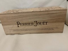 Perrier Jouet Champagne Maison Pondée En 1811,Product Of France Heavy Empty Case