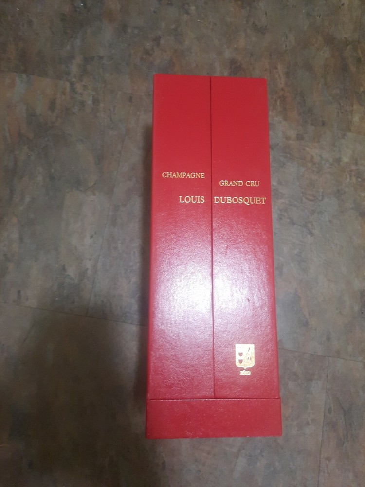 Louis Dubosquet Grand Cru Champagne Red Case NEW RARE BEAUTIFUL Ships from NYC